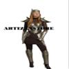 ARTIZANSTORE Medieval Lady Half Armor Elf Princess of the war Armor Women Costume Lady Cuirass Costume Armor Halloween Costume view 2