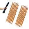 JEELAD Tent Pole Aluminium Rod Replacement Tent Pole Supporting Rod Awning Poles Kit for Outdoor Camping Hiking (A - Tent Poles - Gold, 13.25 ft) view 1