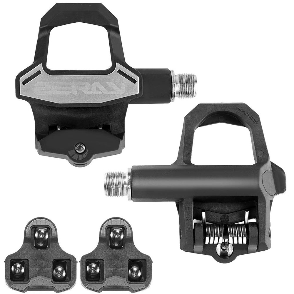 ZERAY Carbon Road Bike Pedals-Lightweight Clipless Bicycle Pedals with Cleats Compatible with Keo&Keo Grip