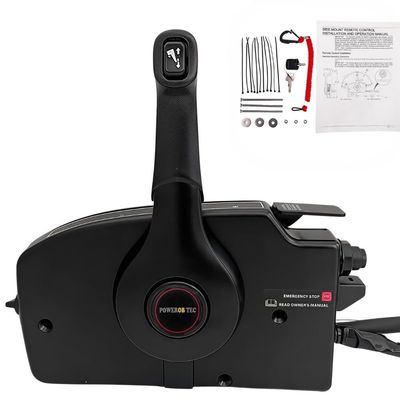 Mercury GEN I outboard machine control box 881170a11 side mounted remote controller-4000 side mounted pull to open 20ft harness 10PINS (power fine adjustment)