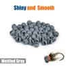 MUUNN 200pcs Tungsten Slotted Beads for Fly Tying, Sink Deeper and Faster 12 Colors/13 Sizes Slotted Tungsten Beads Fly Tying Beads Head Fly Tying Materials(Mottled Gray,2.8mm) view 2