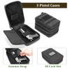 DSLEAF Tactical Pistol Backpack with 3 Pistol Cases for 6 Handguns, Gun Backpack with 13x Magazine Slots for Shooting and Hunting view 2