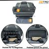 DBTAC Gun Range Bags Deluxe Middle Size | Tactical 2~4 Pistol Shooting Range Duffle Bag with Lockable Zipper for Handguns and Ammo (Arsenic Gray) view 2