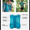 AONIJIE Waterproof and Breathable Running Hydration Vest for Women Men, 4.23oz Lightweight Hydration Vest Backpack Fits 6.8" Phones, for Hiking Cycling Race Marathon(2*500ml Flasks&1.5L Bladder) view 3