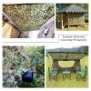 Suwooy Camo Netting for Hunting,Camouflage Shade Sail Net,Military Net,Light and Durable,Camping,Army,Decoration,Car Cover,Sunscreen Camouflage Net,Camouflage Accessories,Jungle-3x3m(9.8 * 9.8ft) view 4