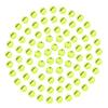 MUUNN 200pcs Tungsten Slotted Beads for Fly Tying, Sink Deeper and Faster 12 Colors/13 Sizes Slotted Tungsten Beads Fly Tying Beads Head Fly Tying Materials(Fluo Yellow,3.8mm) view 1