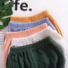 EISHOW Cute Unisex Summer Shorts Soft Loose Bloomers Infant Girls Boys Cotton Linen Blend Pants Harem Triangle Shorts view 2