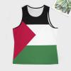 Mens Tank Tops Palestine Flag Summer Sleeveless T-Shirt Casual Quick Dry Workout Muscle Shirts Gym Workout Tanks 4XL view 4