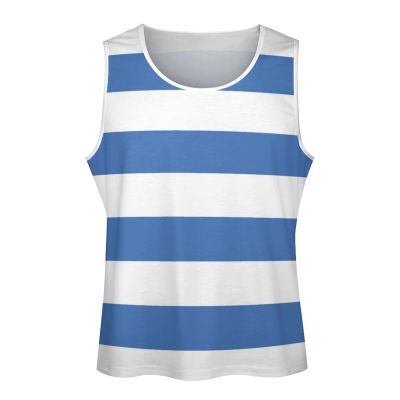 Mens Tank Tops Uruguay Flag Summer Sleeveless T-Shirt Casual Quick Dry Workout Muscle Shirts Gym Workout Tanks M