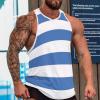 Mens Tank Tops Uruguay Flag Summer Sleeveless T-Shirt Casual Quick Dry Workout Muscle Shirts Gym Workout Tanks M view 3