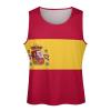 TAIZIYEAH Mens Tank Tops Spain Flag Summer Sleeveless T-Shirt Casual Quick Dry Workout Muscle Shirts Gym Workout Tanks M view 1