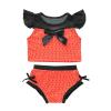 AnFeng Bikini for Kids Girls Piece Baby Printed Two Swimsuit Bikini Kids Bowknot Swimwear Outfits Dot Summer Girls Swimwear (Red, 5 Years) view 1