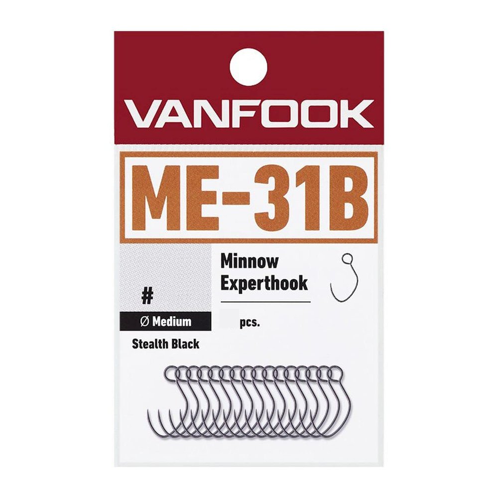 Vanfook 39757 Minnow Expert Medium ME-31B Stealth Black #8