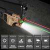 LIGHTWIN Red Green Laser Beams with 600 Lumens Flashlight for Pistols, 3 in1 Laser Light Combo, Tactical USB Rechargeable Laser Sight, Strobe & Steady Flashlight for Picatinny Rail view 2