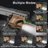 LIGHTWIN Red Green Laser Beams with 600 Lumens Flashlight for Pistols, 3 in1 Laser Light Combo, Tactical USB Rechargeable Laser Sight, Strobe & Steady Flashlight for Picatinny Rail view 3