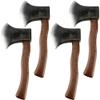 Cotiny 4 Pieces Foam Axe Prop Fake Hatchet Toy Costume Props for Lumberjack Butcher Halloween Costume Accessories Weapon Toy view 1