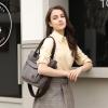 ZHIERNA Women's Canvas Tote Purse Casual Shoulder Crossbody Bags Small Handbag, Multi-pocket Top Handle Work Bag view 2