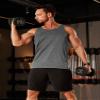MAGCOMSEN Gym Tank Top Men T Shirts for Men Workout Shirts Sleeveless Athletic Shirts for Men Gym Tank Top Summer Tank Top Tee Dark Grey view 2