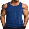 MAGCOMSEN Tank Top Mens Dry Fit Workout Gym Tank Tops Sleeveless Athletic Shirts Lightweight Gym Tank Tops Medium Blue view 1