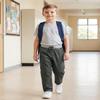 Bumeex Toddler Boy's Clothes Pants,Fall Winter Spring Trousers Bottom Outfits Green/Grey 3t view 2