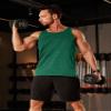 MAGCOMSEN Swim Tank Top Men Gym Dry Fit Sleeveless Muscle Shirts for Men Athletic Workout Active Tank Top Jade Green view 2