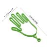 PATIKIL Golf Gloves Stretcher, 2 Pack Plastic Keeper Support Rack Holder Dryer Hanger Frame for Sports Gloves Maintenance, Green view 2