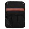Armrest Chair Side Organizer, Camping Chair Armrest Storage Bag Folding Home Armchair Hanging Canvas Storage Bag for Outdoor Beach(Black) view 1