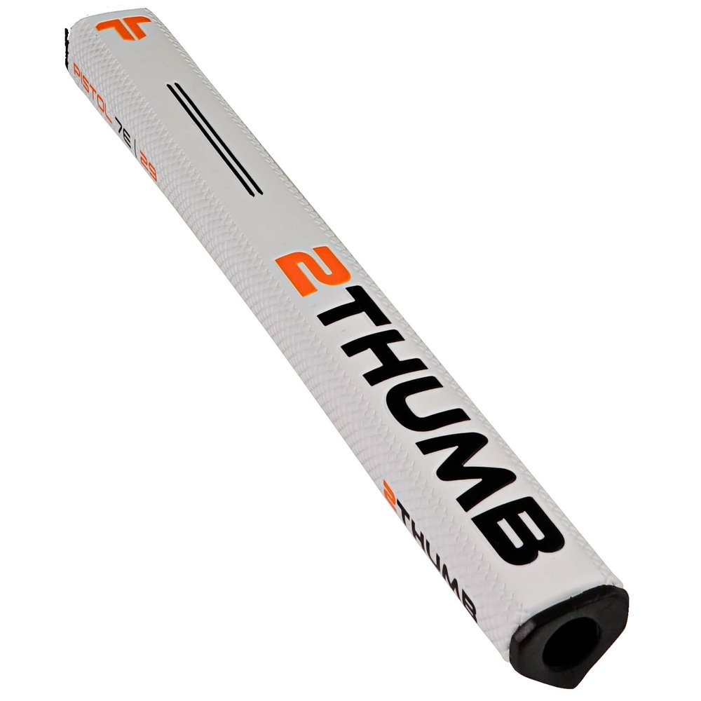 2 Thumb Pistol7 Putter Grip - White / 26