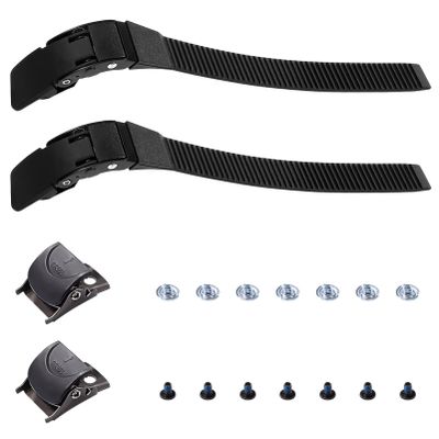 SEWACC 2 Set Roller Skate Straps Replacement Inline Roller Skate Energy Strap with Screws Accessory for Outdoor Skating Parts