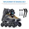 SEWACC 2 Set Roller Skate Straps Replacement Inline Roller Skate Energy Strap with Screws Accessory for Outdoor Skating Parts view 2