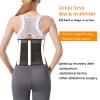 Funcy Postpartum Belly Band Breathable C Section Abdominal Binder for Post Maternity Tummy Recovery Wrap Tummy Control Belly Belt (Medium, Black) view 3