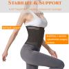 Funcy Postpartum Belly Band Breathable C Section Abdominal Binder for Post Maternity Tummy Recovery Wrap Tummy Control Belly Belt (Medium, Black) view 4