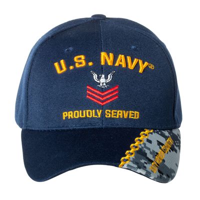 Artisan Owl US Navy Petty Officer First Class Embroidered Adjustable Baseball Cap (Blue)
