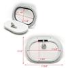 Avalon Boat Driver Access Hatch 125460SL | 13 3/8 x 9 1/2 Inch Gray view 4
