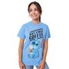 Disney Lilo and Stitch Coffee First Adult T-Shirt(XXL, Light Heather Blue) view 2