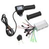 FOUF 36V 48V 350W Electric Brushless DC Motor Kit, LCD Panel Brushless Motor Controller Kit Throttle Grip Handlebar Throttle Control Grips Cover for Electric Bike Scooter Tricycle view 2