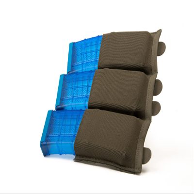 Blue Force Gear - Triple Mag Pouch - MOLLE Pouches for Plate Carrier or Tactical Vest - Airsoft Magazines Holder with Admin Attachments & Utility Accessories - 9.25 x 5.5 x 0.13 Inches - Ranger Green