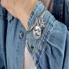 Kentucky Wildcats Go Big Blue Twist and Shout Silver Bracelet Jewelry view 2