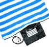Tidal Wake TAG-IT 58" Snub Nose Surf & Wake Board Sock - Soft Wakesurf/Wakeboard Bag with Built-in Name Tab, Customizable Wake Surfboard/Wakeboard Cover Protects Your Board -Ocean Blue & White view 2