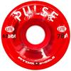 ATOM WHEELS - Outdoor Quad Roller Wheels 78A - Pulse - 62x33 Red - 4pk view 1
