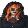 California Costumes, Cute N Crafty Wig, Orange/Black view 1