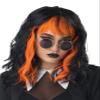 California Costumes, Cute N Crafty Wig, Orange/Black view 2