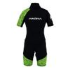 AKONA Kid's Wetsuit Shorty 3/2mm with Back Zip for Simming, Surfing, Paddling, Snorkling, or Diving Sizes Todlers to Teenagers - Green - 12 view 2