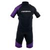 AKONA Kid's Wetsuit Shorty 3/2mm with Back Zip for Simming, Surfing, Paddling, Snorkling, or Diving Sizes Todlers to Teenagers - Purple - 14 view 2