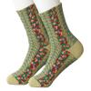 Beau Ties Ltd. of Vermont Trellis Green Women's Socks Trellis Green Women's Socks view 1