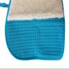 CHALLENGER Horse English Quilted Faux Fur All-Purpose Saddle Pad Turquoise 72152TR view 2