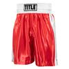 Title Boxing Edge Boxing Trunks 2.0 Size Large Red/White view 1