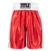 Title Boxing Edge Boxing Trunks 2.0 Size Large Red/White view 2