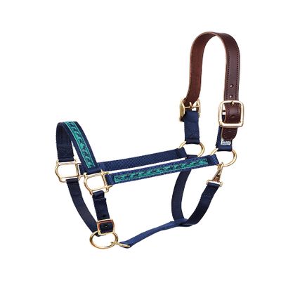 COB NAVY JUMP HORSE RIBBON SAFETY HALTER