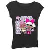 L.O.L. Surprise! girls L.o.l. Surprise! Bffs Short Sleeve T-shirt - 4-16 T Shirt, Black, 10 12 US view 1